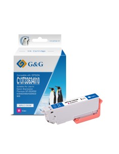 G&G Epson T3363/T3343 (33XL) Magenta Cartucho de Tinta...