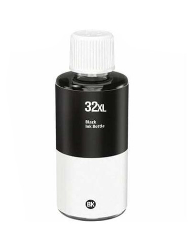 HP 32XL Negro Botella de Tinta Pigmentada Generica - Reemplaza 1VV24AE