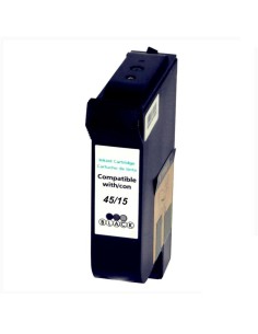 HP 45/15 Negro Cartucho de Tinta Pigmentada Generico -...
