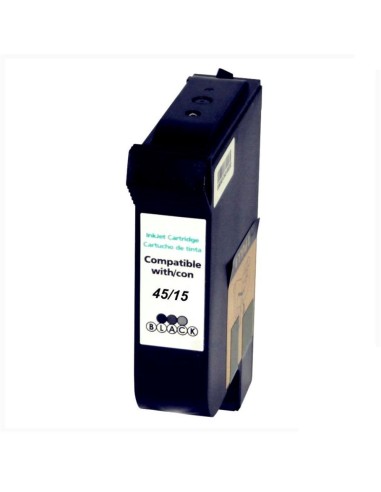 HP 45/15 Negro Cartucho de Tinta Pigmentada...