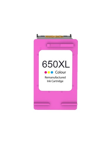 HP 650XL Color Cartucho de Tinta Remanufacturado - Reemplaza CZ102AE