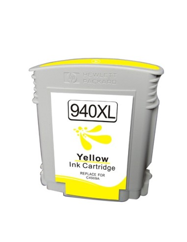 HP 940XL Amarillo Cartucho de Tinta Generico -...