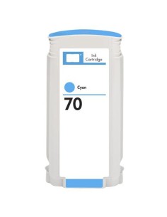 HP 70 Cyan Cartucho de Tinta Pigmentada Generico -...