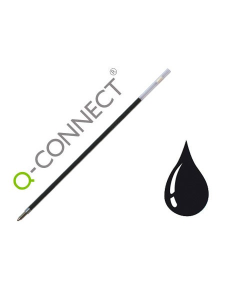 Recambio boligrafo extensible q connect kf00233 negro