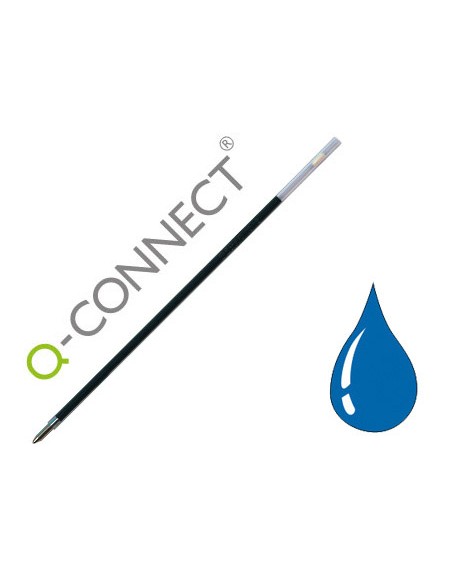 Recambio boligrafo extensible q connect kf00233 azul