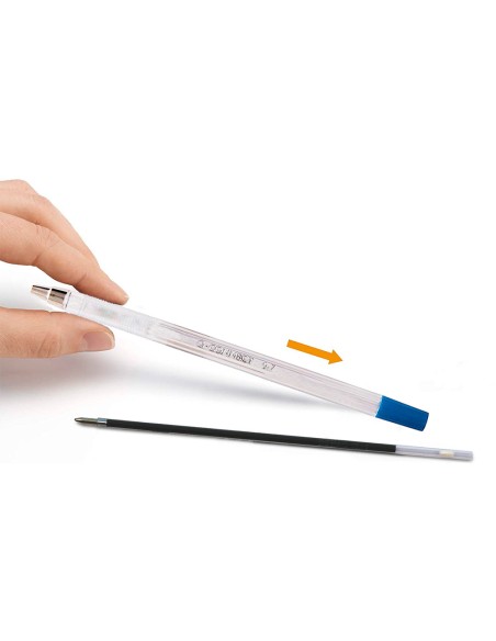 Recambio boligrafo extensible q connect kf00233 azul