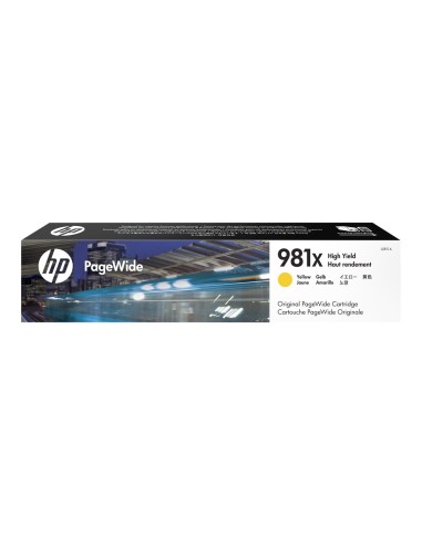 HP 981X Amarillo Cartucho de Tinta Original - L0R11A