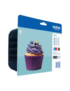 Brother LC123 Pack de 4 Cartuchos de Tinta Originales -...