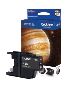 Brother LC1240 Negro Cartucho de Tinta Original - LC1240BKBP