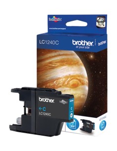 Brother LC1240 Cyan Cartucho de Tinta Original - LC1240CBP