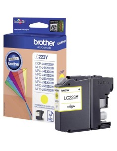Brother LC223 Amarillo Cartucho de Tinta Original - LC223YBP
