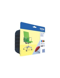 Brother LC229XL/LC225XL Pack de 4 Cartuchos de Tinta...
