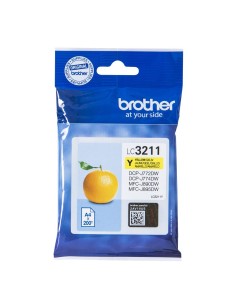 Brother LC3211 Amarillo Cartucho de Tinta Original - LC3211Y