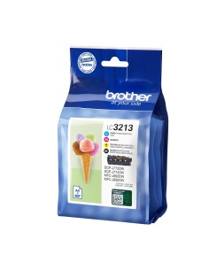 Brother LC3213 Pack de 4 Cartuchos de Tinta Originales -...