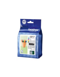 Brother LC3217 Pack de 4 Cartuchos de Tinta Originales -...