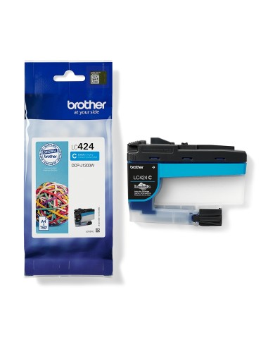 Brother LC424 Cyan Cartucho de Tinta Original - LC424C