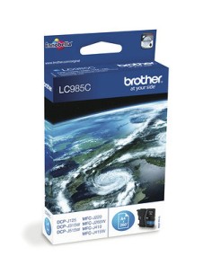 Brother LC985 Cyan Cartucho de Tinta Original - LC985CBP