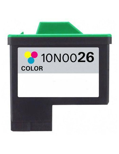 Lexmark 26/27 Color Cartucho de Tinta Generico - Reemplaza 10N0026E/10NX227E