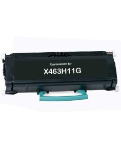Lexmark E460/E462/X463/X464/X466 Negro Cartucho de Toner...