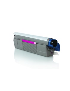 OKI C612 Magenta Cartucho de Toner Generico - Reemplaza...