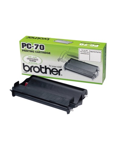 Brother PC70 Cartucho y Rollo de Transferencia Termica Original - 1 Rollo