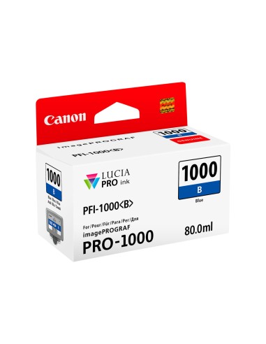 Canon PFI1000 Blue Cartucho de Tinta Original - PFI1000B/0555C001