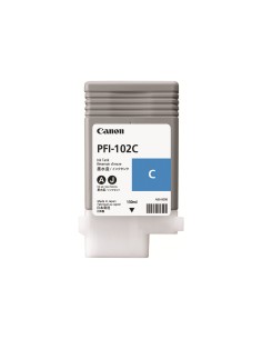 Canon PFI102 Cyan Cartucho de Tinta Original - 0896B001