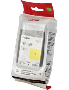Canon PFI106 Amarillo Cartucho de Tinta Original -...