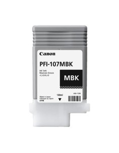 Canon PFI107 Negro Mate Cartucho de Tinta Original -...