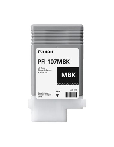 Canon PFI107 Negro Mate Cartucho de Tinta...