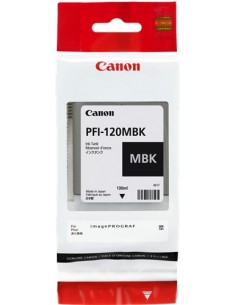 Canon PFI120 Negro Mate Cartucho de Tinta Original -...