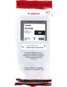 Canon PFI207 Negro Cartucho de Tinta Original -...