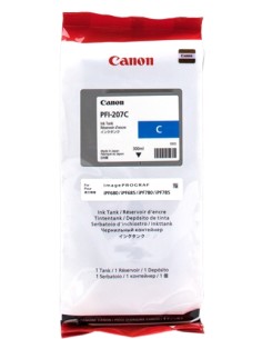 Canon PFI207 Cyan Cartucho de Tinta Original -...