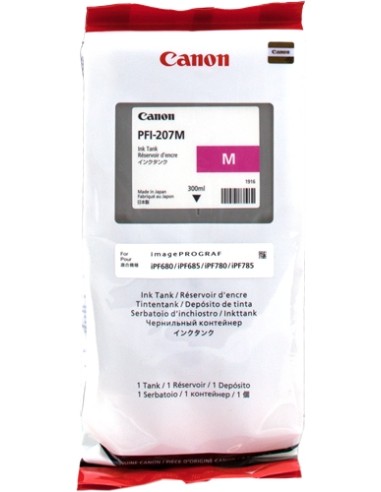 Canon PFI207 Magenta Cartucho de Tinta Original...