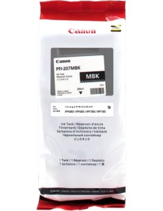 Canon PFI207 Negro Mate Cartucho de Tinta Original -...