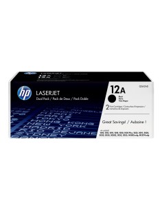 HP Q2612A Negro Pack de 2 Cartuchos de Toner Originales -...