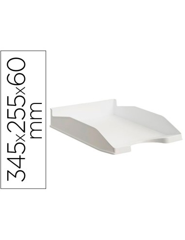 Bandeja sobremesa archivo 2000 ecogreen plastico 100 reciclado apilable formatos din a4 y folio color blanco