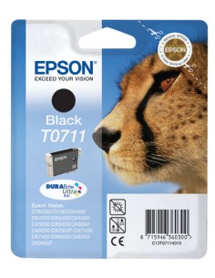 Epson T0711 Negro Cartucho de Tinta Original - C13T07114012