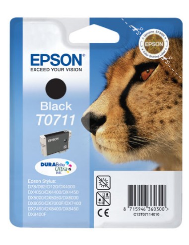 Epson T0711 Negro Cartucho de Tinta Original - C13T07114012