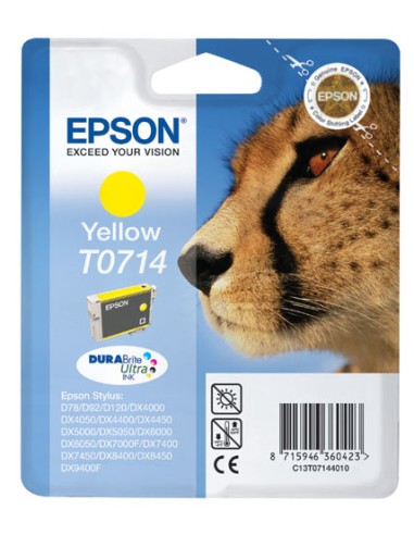 Epson T0714 Amarillo Cartucho de Tinta Original - C13T07144012