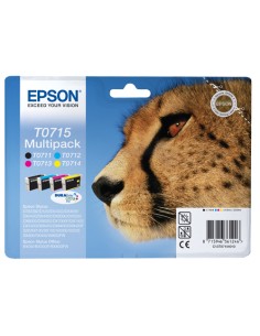 Epson T0715 Pack de 4 Cartuchos de Tinta Originales -...