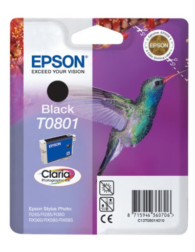 Epson T0801 Negro Cartucho de Tinta Original - C13T08014011