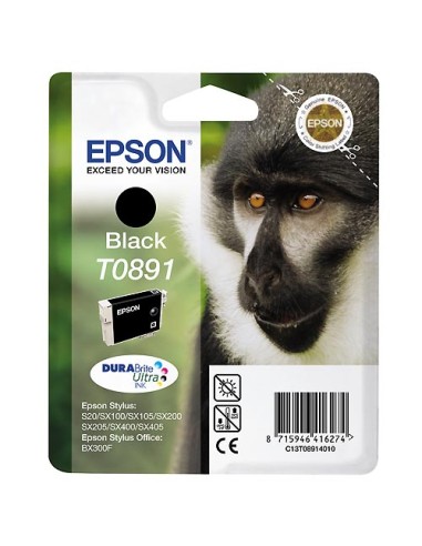 Epson T0891 Negro Cartucho de Tinta Original - C13T08914011