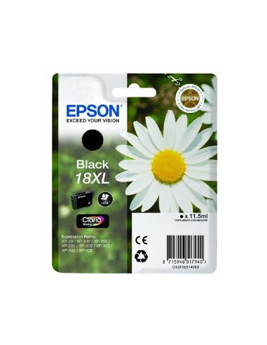 Epson T1811 (18XL) Negro Cartucho de Tinta Original - C13T18114012