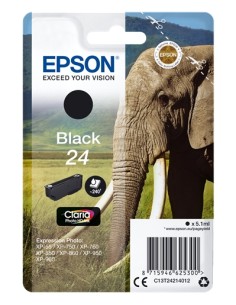 Epson T2421 (24) Negro Cartucho de Tinta Original -...