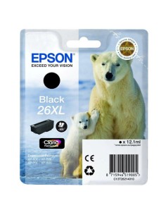 Epson T2621 (26XL) Negro Cartucho de Tinta Original -...