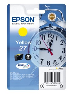 Epson T2704 (27) Amarillo Cartucho de Tinta Original -...