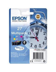 Epson T2705 (27) Pack de 3 Cartuchos de Tinta Originales...