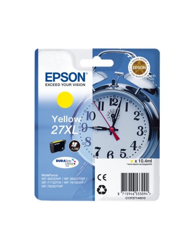 Epson T2714 (27XL) Amarillo Cartucho de Tinta Original - C13T27144012