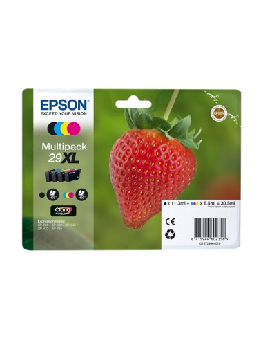 Epson T2996 (29XL) Pack de 4 Cartuchos de Tinta Originales - C13T29964012